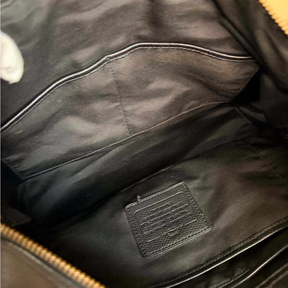 Coach Crossgrain Leather Pleated Large Tote Shoulder and Crossbody Bag - Picture 15 of 16